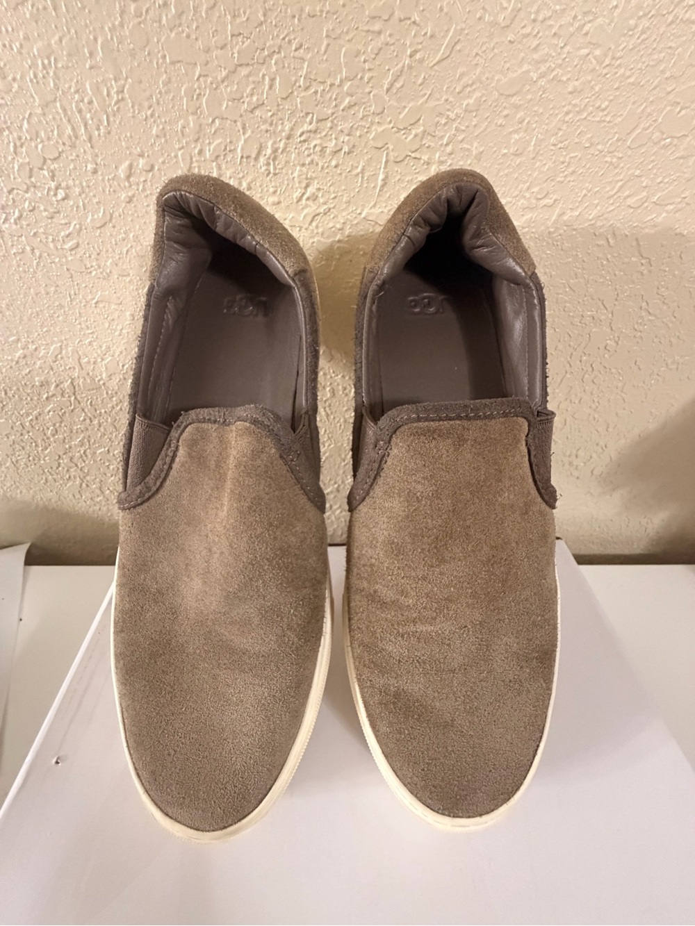 UGG Women’s Slip-On Sneakers in Taupe Suede